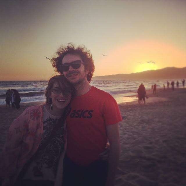 Sunset at a beach