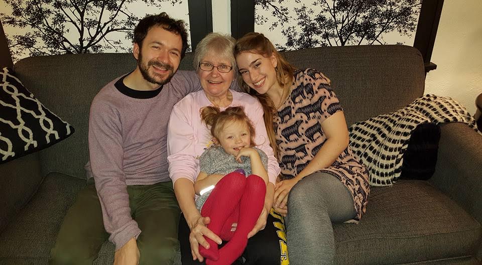 Hanging out with Grandma Paula and Avah